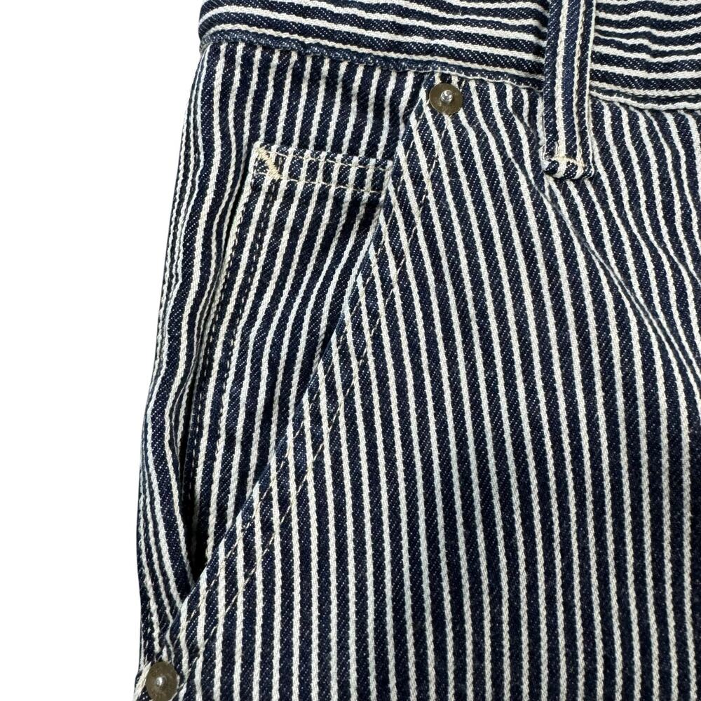 Gap Hickory Striped Straight Leg Carpenter Pants Size 32x30 Railroad - Picture 7 of 15